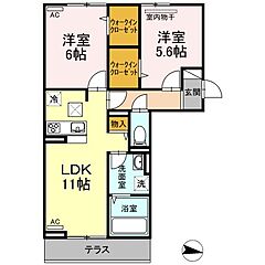 物件の間取り