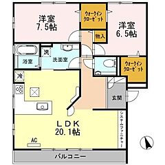 物件の間取り