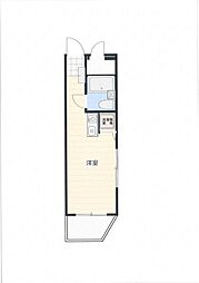 日興パレス桜新町 ワンルームの間取図画像