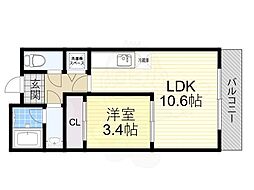 Casa de viola 1階1LDKの間取り