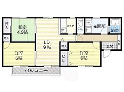 間取図画像 3LDK