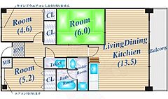物件の間取り