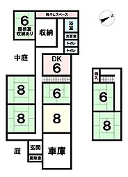 中古戸建　高岡市下牧野 7SDKの間取り