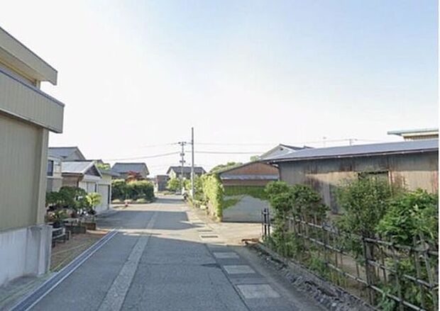 前面道路を含む現地写真