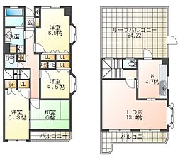 ファミール高幡不動 4LDKの間取り