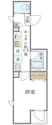JR中央線 御茶ノ水駅 徒歩7分の賃貸マンション 2階1Kの間取り