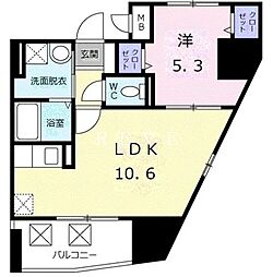 都営三田線 白山駅 徒歩5分の賃貸マンション 6階1LDKの間取り