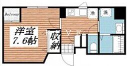 東京メトロ日比谷線 秋葉原駅 徒歩12分の賃貸マンション 9階1Kの間取り