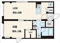 都営大江戸線 本郷三丁目駅 徒歩5分の賃貸マンション 3階1LDKの間取り