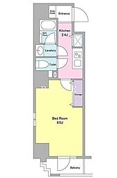 東京メトロ丸ノ内線 御茶ノ水駅 徒歩10分の賃貸マンション 9階1Kの間取り