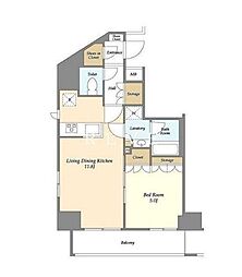 間取図画像 1LDK