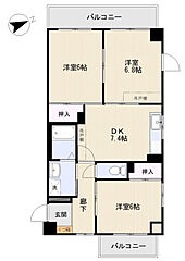 物件の間取り