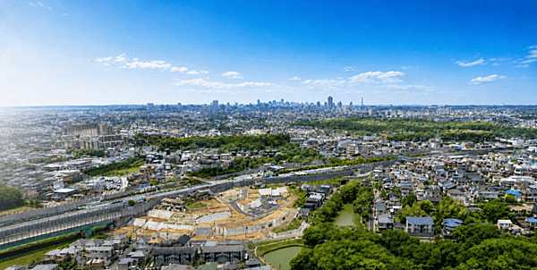 EST.SQUARE 宮崎ヒルズ / 新規分譲開始主要道路へのアクセスも良好で、通勤やお買い物にも便利な立地です。安心・安全な街で新たな暮らしをスタートしてみませんか？