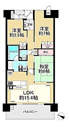間取図画像 3LDK