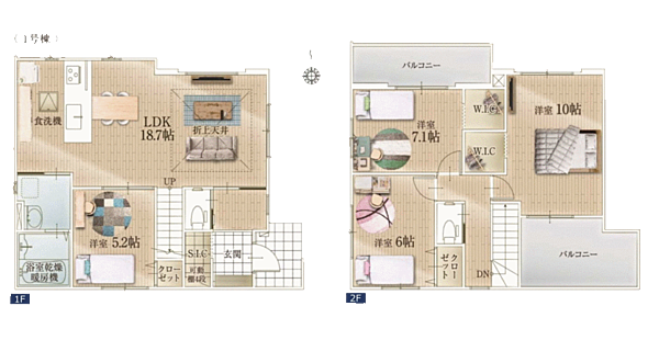 間取りを拡大表示
