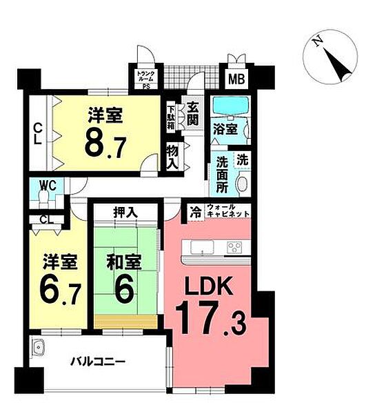 間取り：323000432167