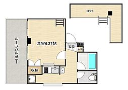 Osaka Metro谷町線 都島駅 徒歩11分の賃貸マンション 7階1Kの間取り