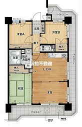 三愛シティライフ箱崎10 4LDKの間取図画像
