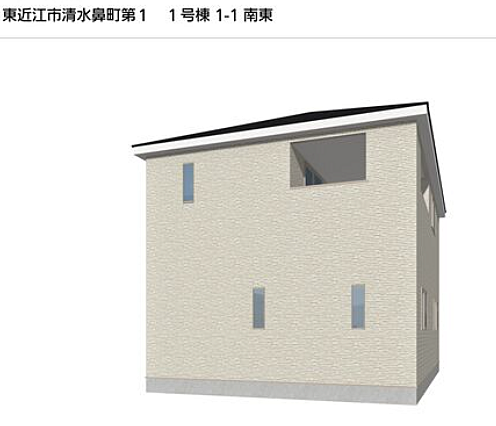 ホワイトを基調に、軽やかでありながら、安定感があり上品な外観です。