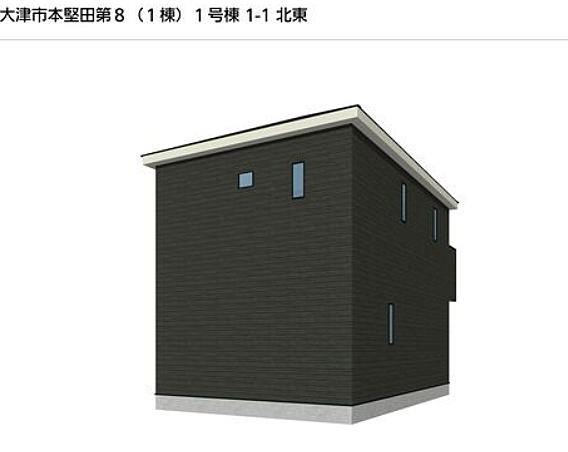 高い位置に窓が配置されていることで、すっきりとしたモダンな印象♪外からの視線が届きにくいので、プライバシーに重視した設計です。
