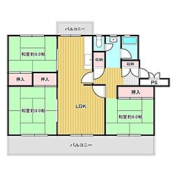 間取図画像 3LDK
