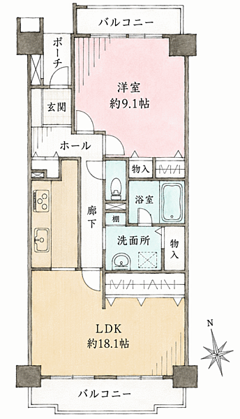 間取り：328000665470
