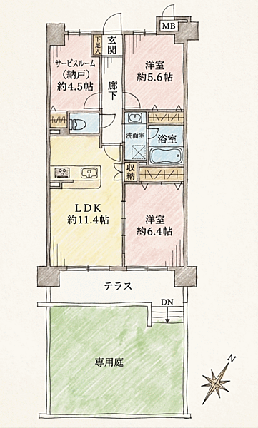 間取り：328000687357
