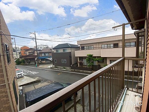 西側バルコニー