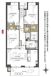 メゾン・グランツ沼津 3LDKの間取図画像