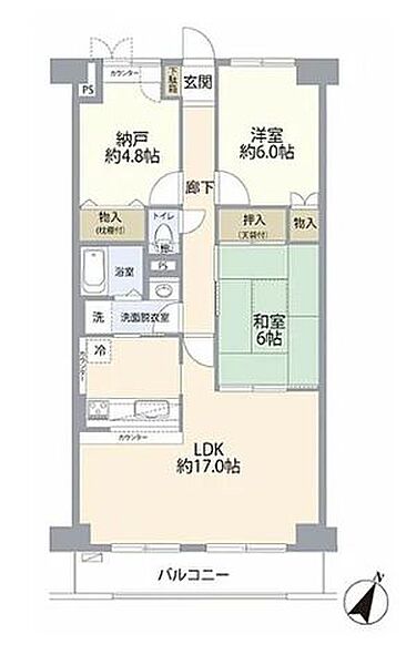 間取図　2SLDK