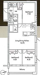 Estelle 3LDKの間取図画像