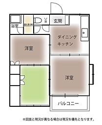 キングハイツ 3DKの間取図画像