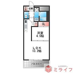 間取図画像 1LDK