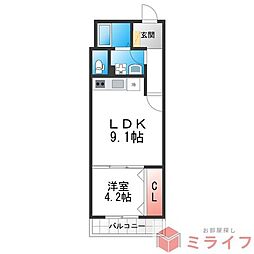 アルカンシエルコート緑橋 1階/-
