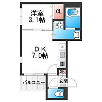 2階 / 1DK / 26.65㎡
