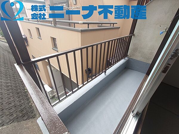 南向きのベランダ