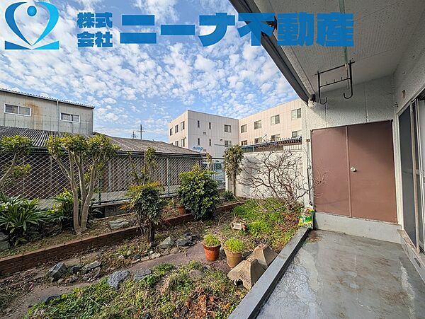 専用庭付きのお部屋です
