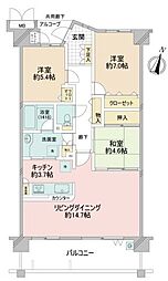 間取図画像 3LDK