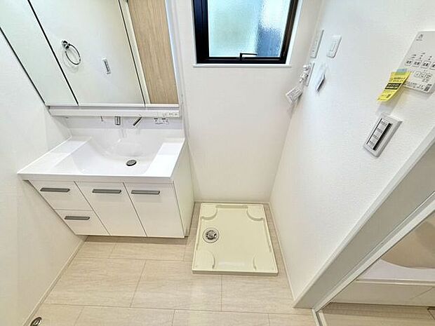 室内洗濯機置場です。