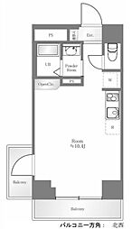 東京メトロ半蔵門線 半蔵門駅 徒歩2分の賃貸マンション 4階ワンルームの間取り