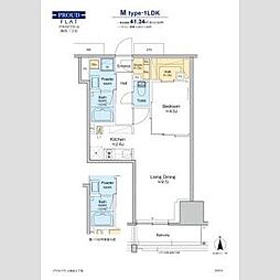 東京メトロ丸ノ内線 四谷三丁目駅 徒歩1分の賃貸マンション 6階1LDKの間取り