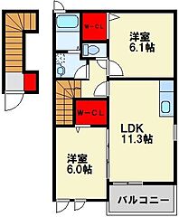 物件の間取り