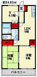 高友森下 2SLDKの間取図画像