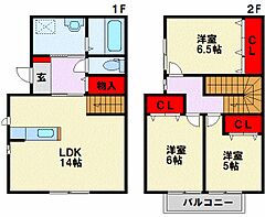 物件の間取り