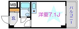 ダイアパレス新小岩第3 ワンルームの間取図画像