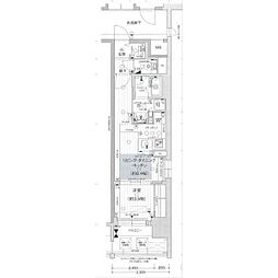 プレサンスロジェ千種内山 1LDKの間取図画像