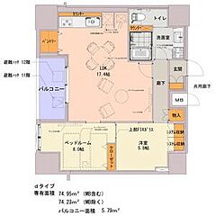 物件の間取り