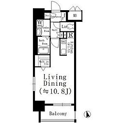 パークベア大須 ワンルームの間取図画像