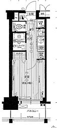 プレサンスサカエリバースタイル 1Kの間取図画像