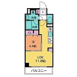 ブルジュ385パークアベニュー 1LDKの間取図画像